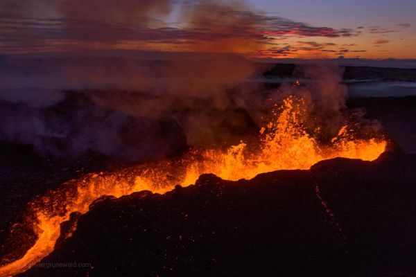 Litli Hrutur, the new Icelandic eruption